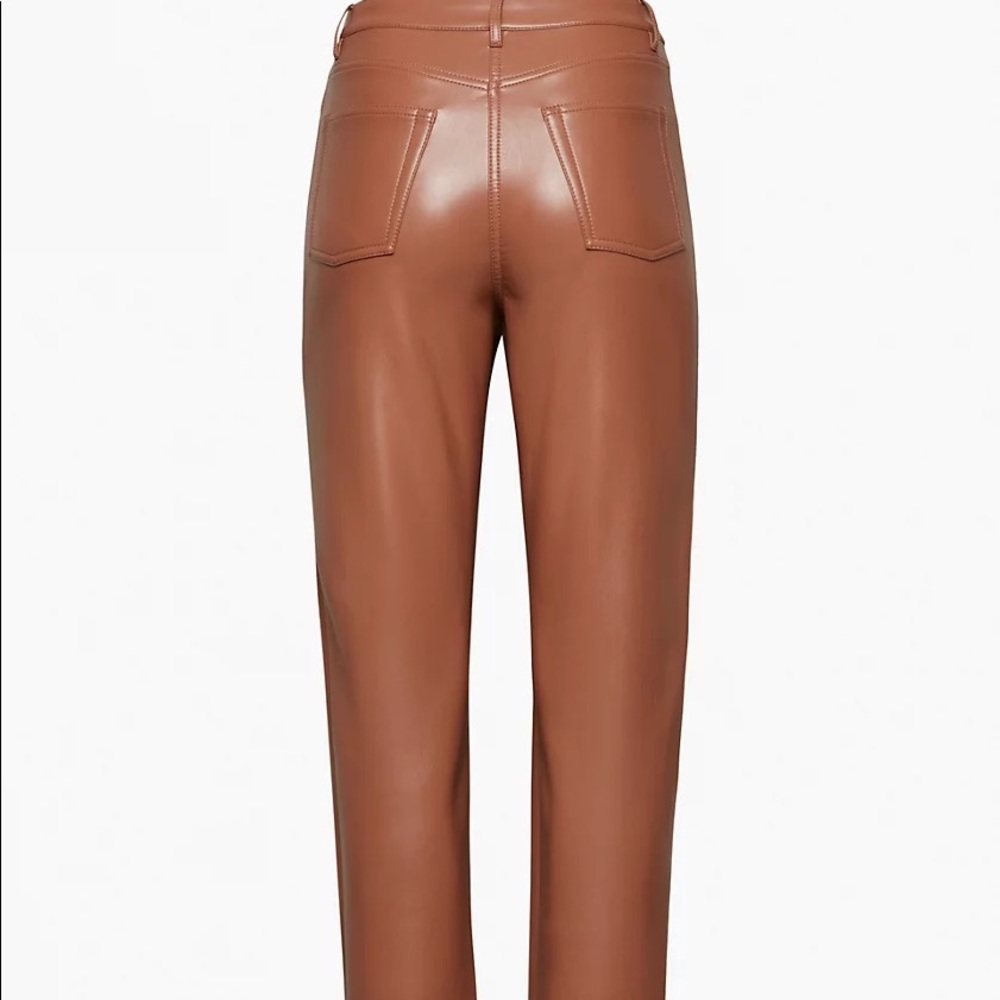 The Melina Pants- high waisted, vegan leather